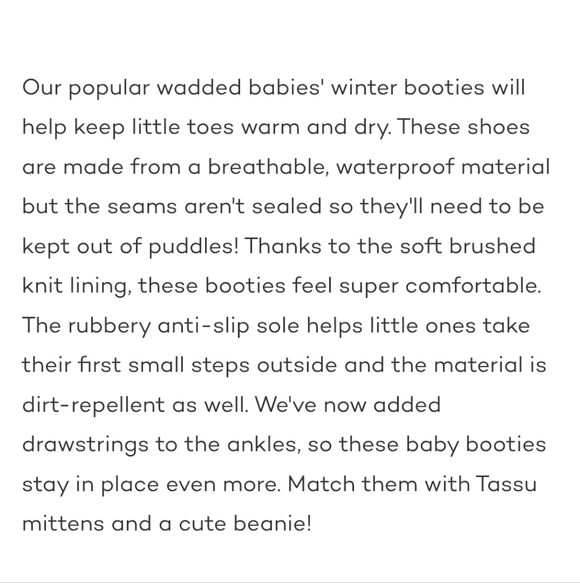 Reima Fleece Lined Booties 24 Months 1-2 Years - Picture 5 of 5